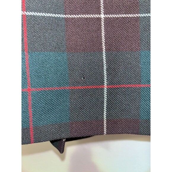 Ms. Poodle McKinnon Hunting Tartan Wool Skirt Size 12 -WITH DEFECT - Picture 8 of 9